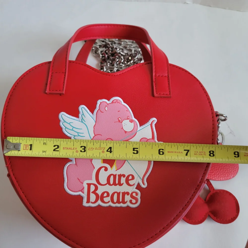 Care Bears x Skinnydip London Red Crossbody Bag with Chain Straps NWT - Picture 11 of 12